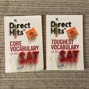 Direct Hits Core & Toughest Vocabulary of the SAT set Volume 1 & 2